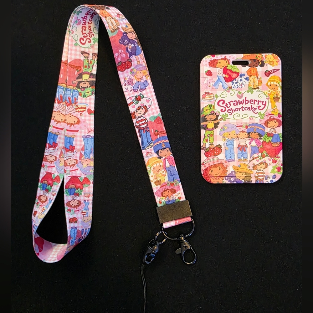 Strawberry Shortcake ID Cardholder And Lanyard Set